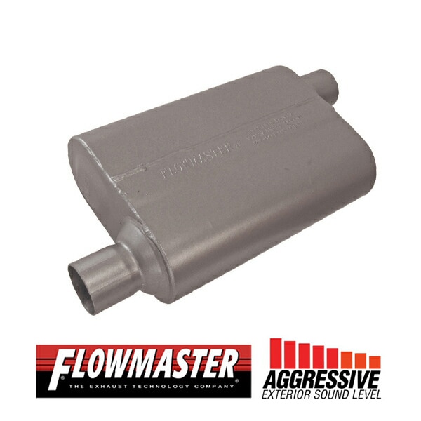 FLOW MASTER / フローマスター スーパー 44 マフラー #842448 Offset in 2.25