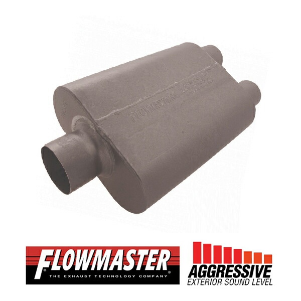 FLOW MASTER / フローマスター スーパー 44 マフラー 409S #8430452 Center in 3.00