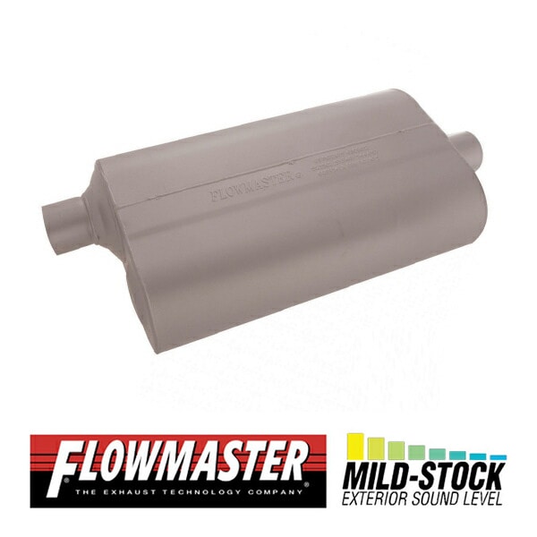 FLOW MASTER / フローマスター スーパー 50 マフラー #52456 Offset in 2.25