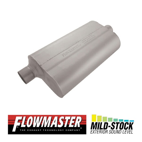 FLOW MASTER / フローマスター スーパー 50 マフラー #52556 Offset in 2.50