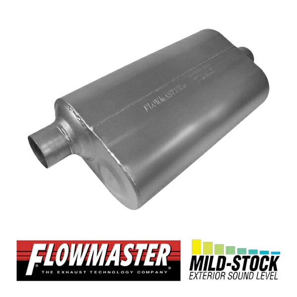 FLOW MASTER / フローマスター スーパー 50 マフラー 409S #852556 Offset in 2.50