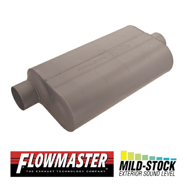 フローマスター 50デルタフロー マフラー 2.5インチ 未使用未装着 箱なし FLOW MASTER / フローマスター スーパー 50 マフラー #53056 Offset in