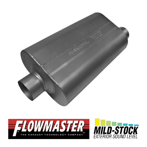 FLOW MASTER / フローマスター スーパー 50 マフラー 409S #853057 Center in 3.00