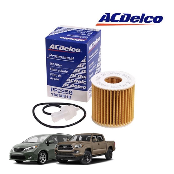 【ACDELCO 正規品】トヨタ 07-16y シエナ 2.7/3.5L 16-17y タコマ 3.5L エンジンオイルフィルター PF2259