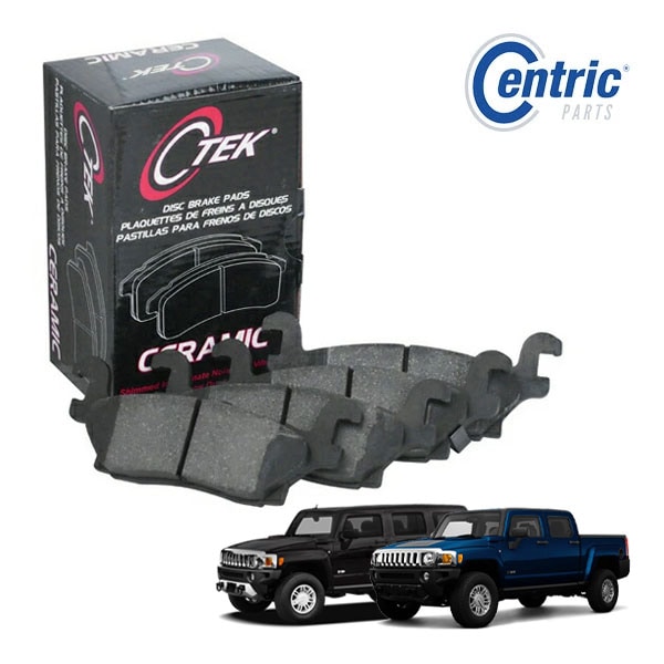 【Centric 正規品】ハマー HUMMER 06-09y H3 09-10y H3T リアブレーキパッド C-TEK セラミック 1台分 左右セット 103.11200
