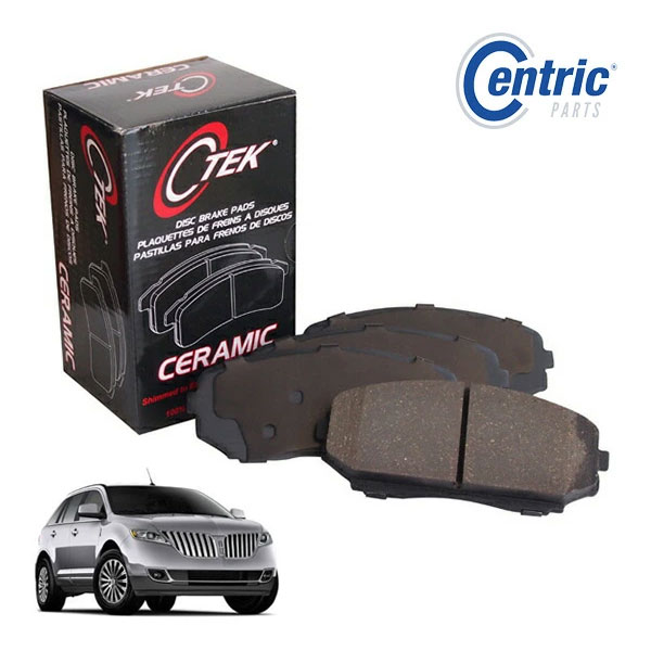 【Centric 正規品】リンカーン 07-15y MKX フロントブレーキパッド C-TEK セラミック 1台分 左右セット 103.12580