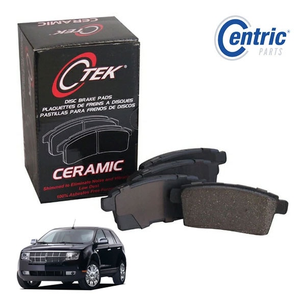 【Centric 正規品】リンカーン 07-10y MKX リアブレーキパッド C-TEK セラミック 1台分 左右セット 103.12590