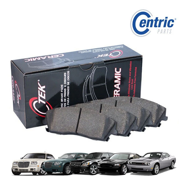 【Centric 正規品】クライスラー 11-13y 300 3.6L ダッジ DODGE 11-14y チャレンジャー 3.6L 11-13y チャージャー 3.6L 05-08y マグナム 2.7L 3.5L フロントブレーキパッド C-TEK セラミック 1台分 左右セット 103.10560