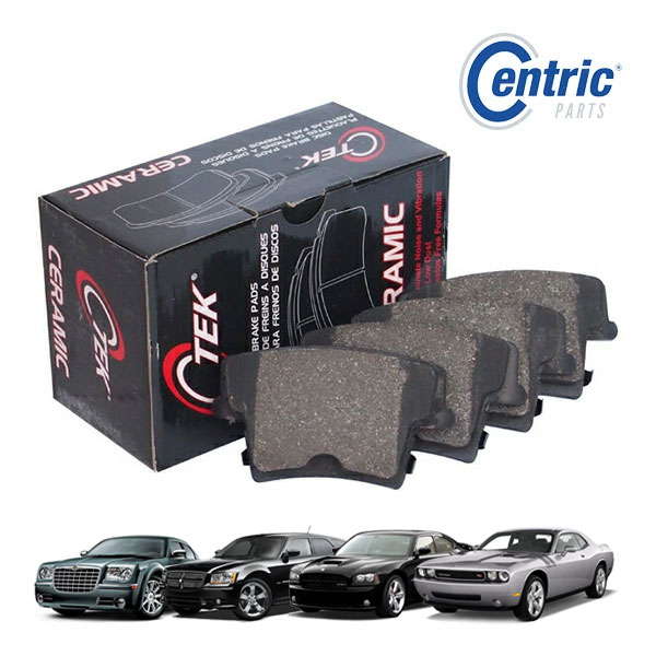 【Centric 正規品】クライスラー 05-10y 300 300C 2.7L 3.5L 5.7L ダッジ DODGE 09-16y チャレンジャー 06-10y チャージャー 2.7L 3.5L 5.7L 05-08y マグナム 2.7L 3.5L 5.7L リアブレーキパッド C-TEK セラミック 1台分 左右セット 103.10570