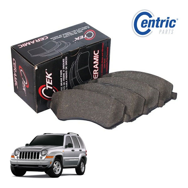 【Centric 正規品】ジープ JEEP 02-07y チェロキー フロントブレーキパッド C-TEK セラミック 1台分 左右セット 103.08560