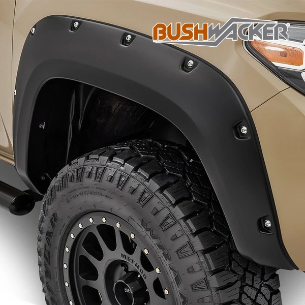 【HUSKY LINERS 正規品】 16-22y トヨタ タコマ オーバーフェンダー ポケットスタイル マットブラック フェンダーフレア 1台分セット 2803922 ハスキーライナーズ