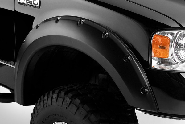 【BUSHWACKER 正規品】 04-08y フォード F-150 オーバーフェンダー/ポケットスタイル マットブラック フェンダーフレア 1台分セット 20916-02 ブッシュワーカー