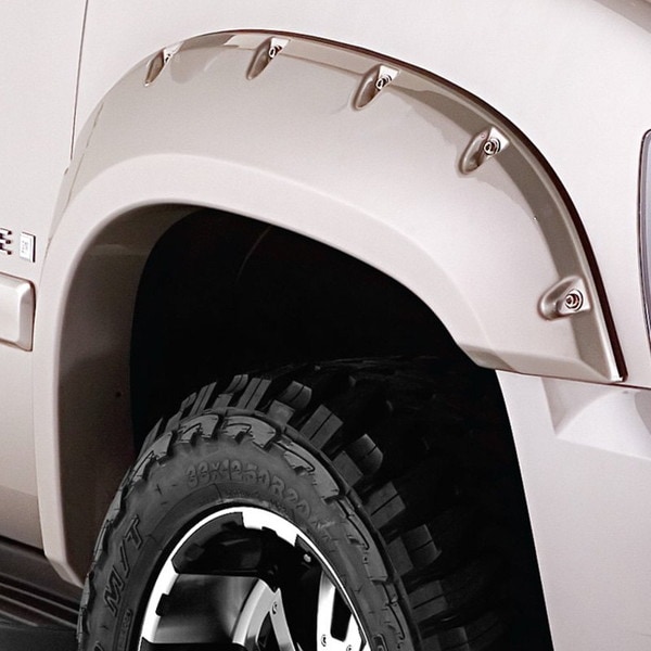 【BUSHWACKER 正規品】 07-13y シボレー アバランチ オーバーフェンダー/ポケットスタイル マットブラック フェンダーフレア 1台分セット 40932-02 ブッシュワーカー