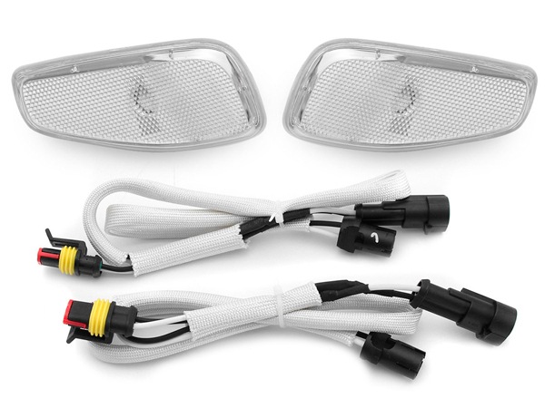 サイドマーカー クリア 左右セット フェンダーマーカー バンパー