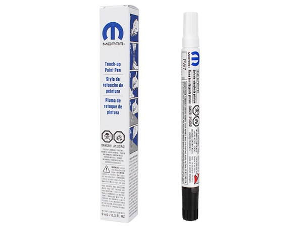 MOPAR純正タッチペン PW7(ブライトホワイト) （クライスラー300,300C、ダッジ マグナム,チャージャー,チャレンジャー、ジープ ラングラー,レネゲード 他）