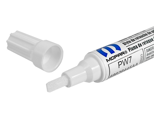 MOPAR純正タッチペン PW7(ブライトホワイト) （クライスラー300,300C、ダッジ マグナム,チャージャー,チャレンジャー、ジープ ラングラー,レネゲード 他）