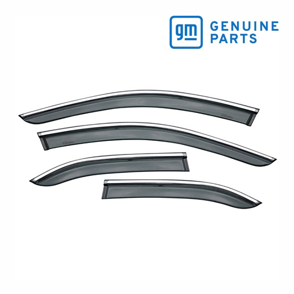GM純正 ドアバイザー サイドバイザー ウインドウバイザー スモークバイザー 貼り付け式 4枚セット キャデラックロゴ入り G0338005 13y- キャデラック ATS