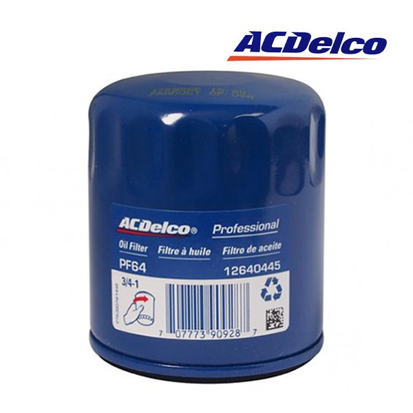 AC DELCO / AC デルコ エンジンオイルフィルター PF64 （2016-2017y シボレー カマロ、14-17y コルベット、13-17y ATS 他）