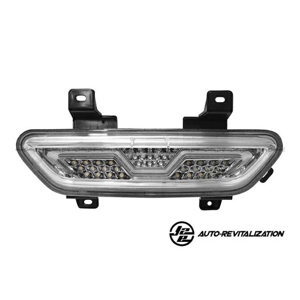 15-23y フォード マスタング LED バックランプ&リアフォグランプ バックフォグ ブレーキランプ スモールランプ クローム 白 ホワイト