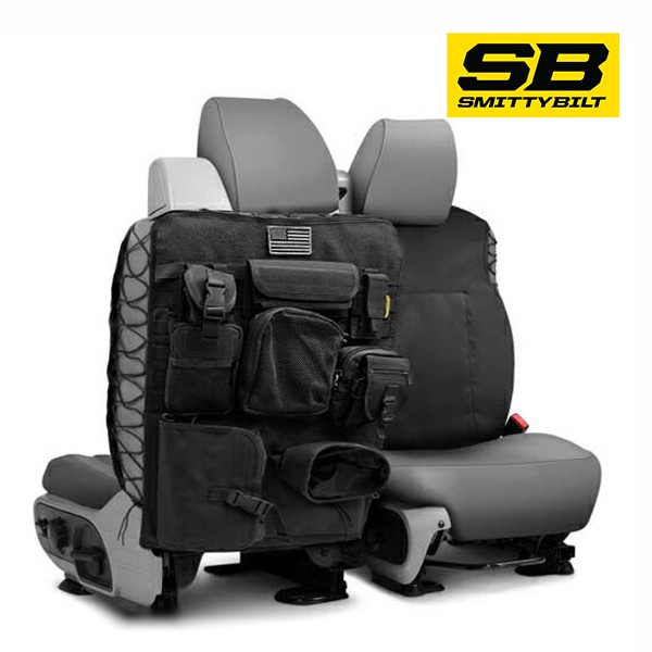 Smittybilt 汎用 シートカバー G.E.A.R フロント/2PC(ブラック) 5661301