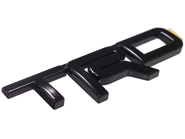 トヨタ純正 汎用 エンブレム TX Baja TRD ブラック （FJクルーザー、タンドラ、プリウス、シエナ 他）