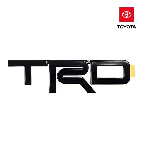 トヨタ純正 汎用 エンブレム TX Baja TRD ブラック （FJクルーザー、タンドラ、プリウス、シエナ 他）