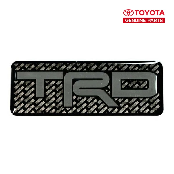 トヨタ純正 汎用 デカール TRD カーボンルック （FJクルーザー、タンドラ、プリウス、シエナ 他）