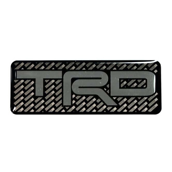 トヨタ純正 汎用 デカール TRD カーボンルック （FJクルーザー、タンドラ、プリウス、シエナ 他）