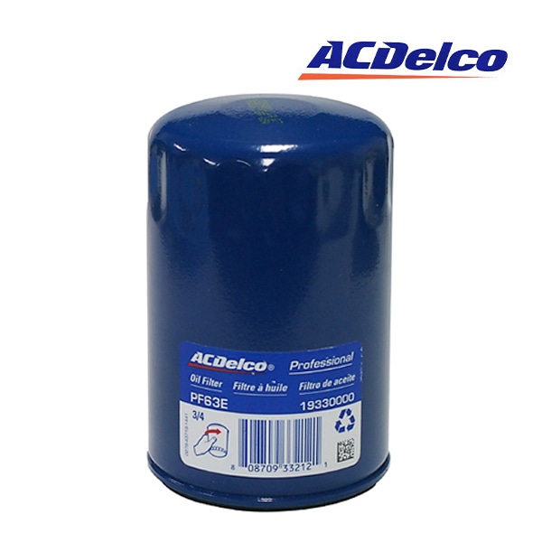 AC DELCO / ACデルコ エンジンオイルフィルター PF63E （2015y- シボレー タホ、サバーバン、GMC ユーコン、キャデラック エスカレード、16y- カマロ(3.6L) 他）
