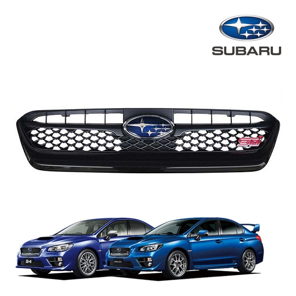 USスバル純正 WRX STI S4  VA系 US限定グリル スプレッドウイング スバル + STI エンブレム付 