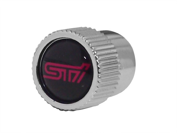 USスバル純正 エアバルブキャップ STIロゴ レガシィ|B4|ツーリングワゴン|アウトバック|インプレッサ|スポーツ|G4|WRX STI|S4|レヴォーグ|フォレスター|XV|BRZ