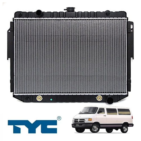 【TYC 正規品】ラジエター ラジエーター 1707 冷却 コア クーリング クーラント 94-03y ダッジ ラムバン 5.2L/Y or 5.9L/Z
