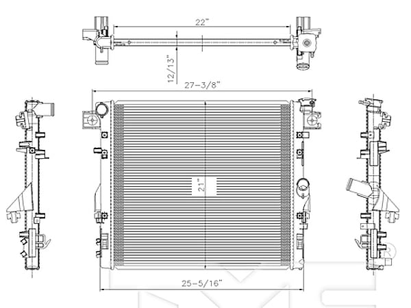 TYC 正規品】ジープ 07-18y JK ラングラー 3.8L 3.6L JK38 JK36