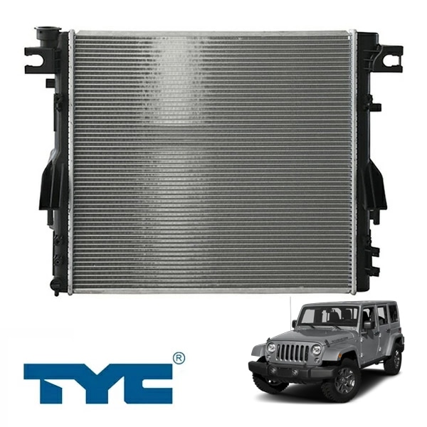 【TYC 正規品】ジープ 07-18y JK ラングラー 3.8L 3.6L JK38 JK36 ラジエター ラジエーター 2957 冷却 コア クーリング クーラント 互換純正品番 55056633AA 55056633AB 55056633AB 55056634AB 68143886AA 68049405AA