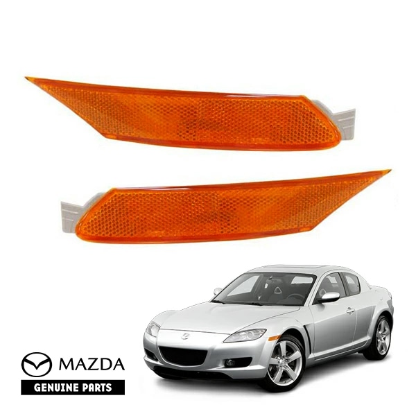 @*i様 マツダRX-8 前期サイドマーカー 左右セット USマツダ純正 RX-8 RX8 前期 SE3P US仕様 フロント サイドウインカー