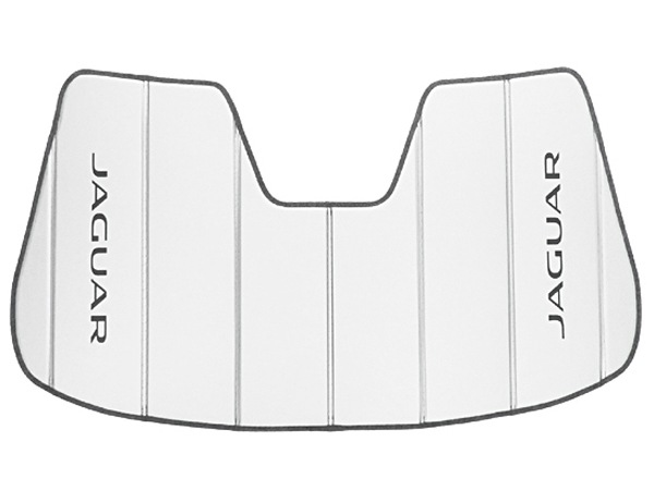 USジャガー純正 専用設計 JAGUAR ロゴ入 サンシェード 吸盤不要 折りたたみ式 ケース付 ジャガー F-PACE Fペース DC系 カバークラフト
