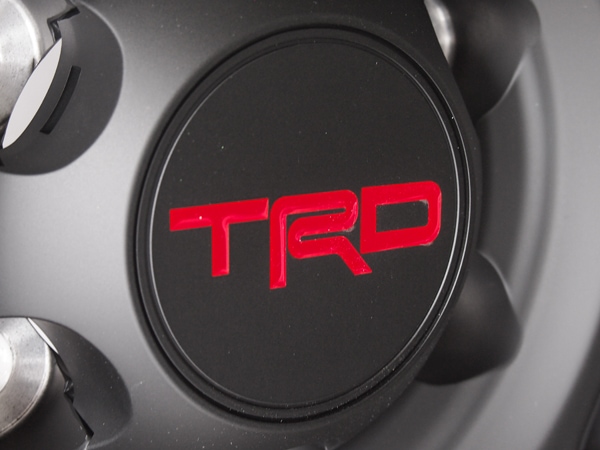 USトヨタ純正 TRD 17インチホイール マットブラック PTR20-35110-BK 4本セット TRDロゴ入 JWL刻印あり TOYOTA FJクルーザー GSJ150W | ランドクルーザー ランクル プラド 150系 | ハイラックスサーフ 215系 他