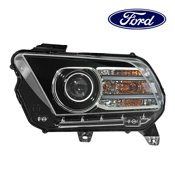 フォード純正 13-14y FORD マスタング 後期 純正HID装着車用 ヘッドライト ヘッドランプ バルブ ソケット付 左側 LH 運転席側 日本仕様 日本光軸 左側走行用 車検対応品