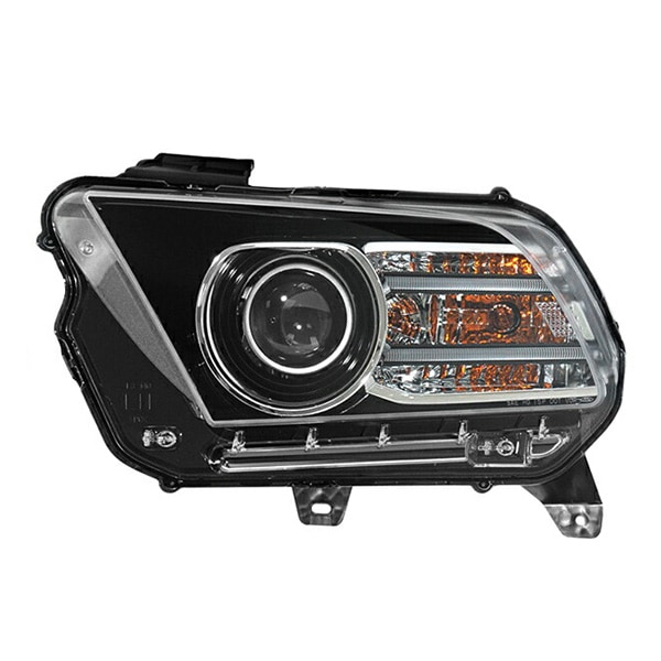 フォード純正 13-14y FORD マスタング 後期 純正HID装着車用 ヘッドライト ヘッドランプ バルブ ソケット付 左側 LH 運転席側 日本仕様 日本光軸 左側走行用 車検対応品