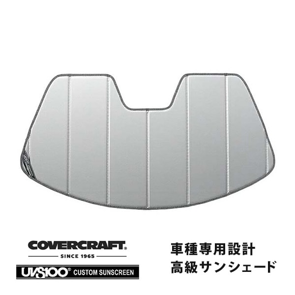 【CoverCraft 正規品】 専用設計 サンシェード シルバー 吸盤不要 折りたたみ式 アルファロメオ 4C クーペ スパイダー 960 カバークラフト ［真夏もへたらない3層構造で断熱効果抜群］ 