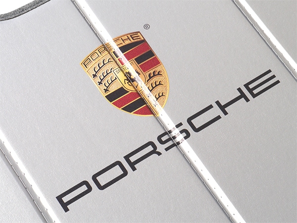 ポルシェ パナメーラ 純正サンシェード USポルシェ純正 専用設計 PORSCHE ロゴ入 サンシェード 吸盤不要