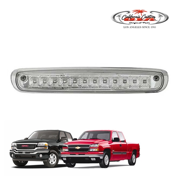 カリフォルニアカスタム 07-14y シボレー シルバラード | GMC シエラ LED ハイマウントストップランプ スモーク テールランプ ブレーキランプ クリア