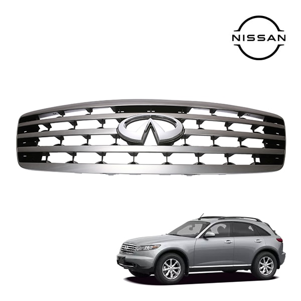 Infiniti 純正グリル(エンブレム付) （2006-2008y インフィニティ FX35/FX45）