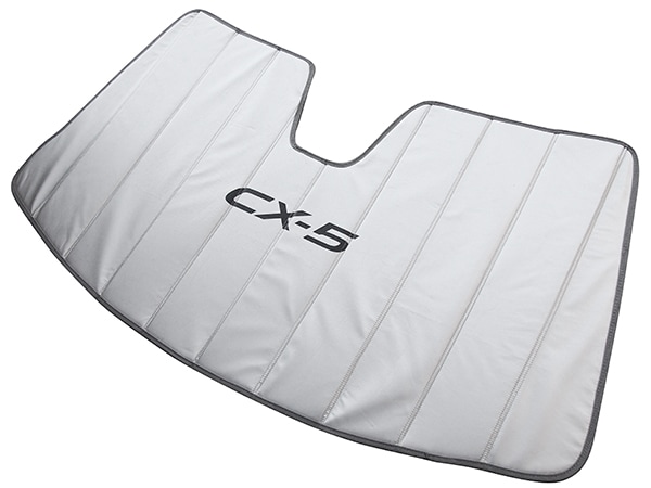 USマツダ純正 専用設計 CX-5 ロゴ入 サンシェード 吸盤不要 折りたたみ式 CX-5 CX5 KF系