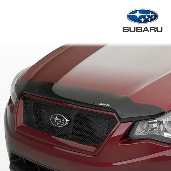 USスバル純正 バグガード ボンネットガード フードプロテクター ボンネットプロテクター フロントディフレクター フロントプロテクター スモーク 虫除け 飛び石 スバル インプレッサ GP/GJ系