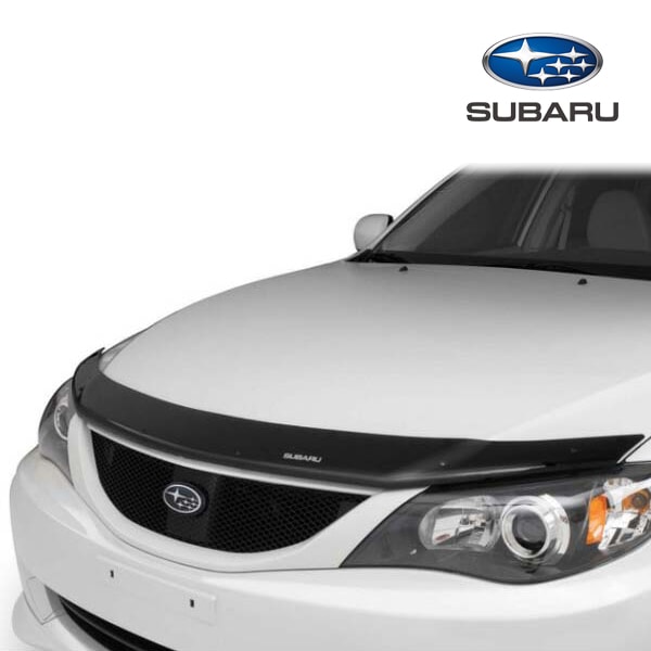 USスバル純正 バグガード ボンネットガード フードプロテクター ボンネットプロテクター フロントディフレクター フロントプロテクター スモーク 虫除け 飛び石 スバル インプレッサ GE/GH/GR/GV系