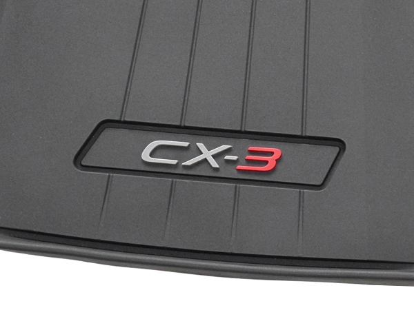 USマツダ純正 MAZDA マツダ CX-3 DK系 ロゴ入 カーゴプロテクター カーゴマット ラゲッジマット トランクマット ラゲッジト トランクトレイ