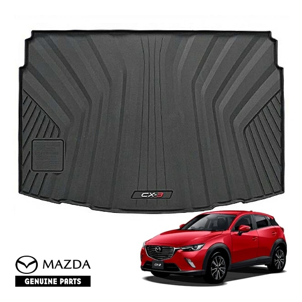 USマツダ純正 MAZDA マツダ CX-3 DK系 ロゴ入 カーゴプロテクター カーゴマット ラゲッジマット トランクマット ラゲッジト トランクトレイ