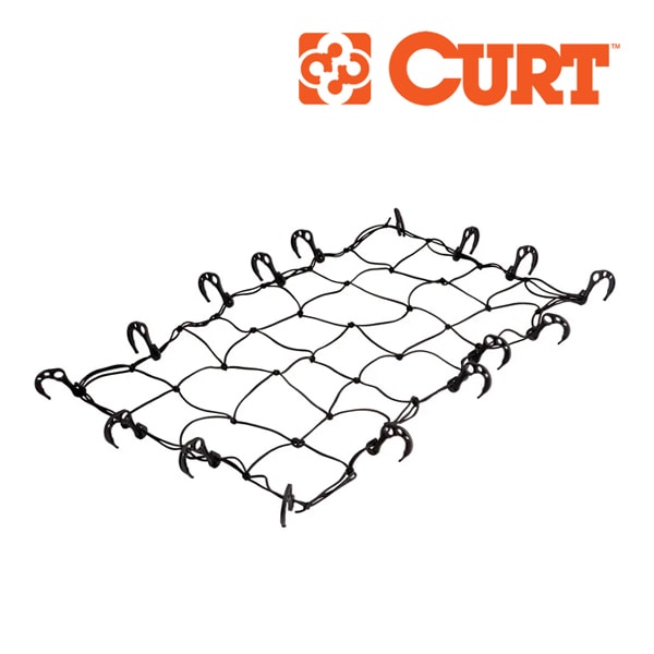 【CURT 正規品】カーゴネット ゴムネット サイズ 約109cm×61cm 18223 ルーフラック ルーフキャリア 18115 カーゴキャリア 18153/18109に最適 荷崩れ 落下防止 荷物固定