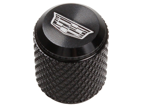 GM純正 エアバルブキャップ キャデラックロゴ入り ブラック 4PC G0438363 キャデラック エスカレード/ATS/CTS/CT6/STS/SRX/XT4/XT5/XT6